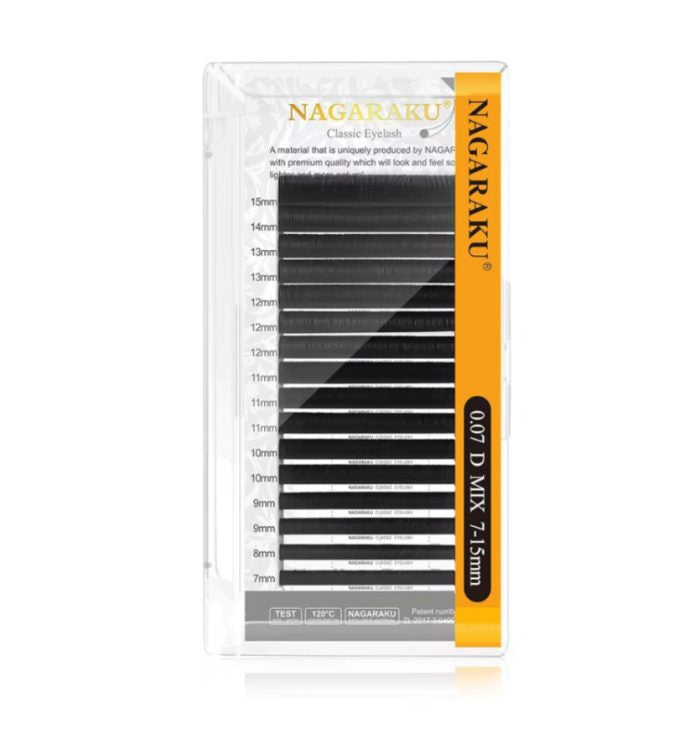 EXTENSIONES DE PESTAÑAS  NAGARAKU 0.07D MIX