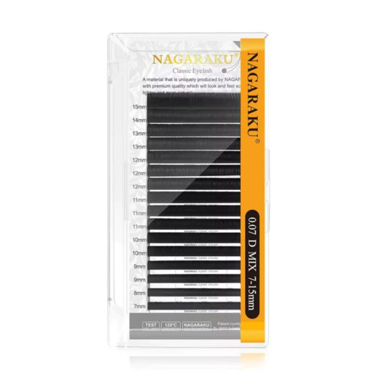 EXTENSIONES DE PESTAÑAS  NAGARAKU 0.07D MIX
