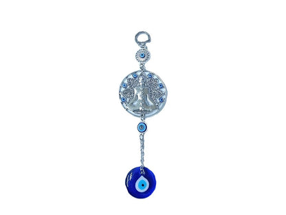 COLGANTE AZUL YOGA OJO TURCO 19CM