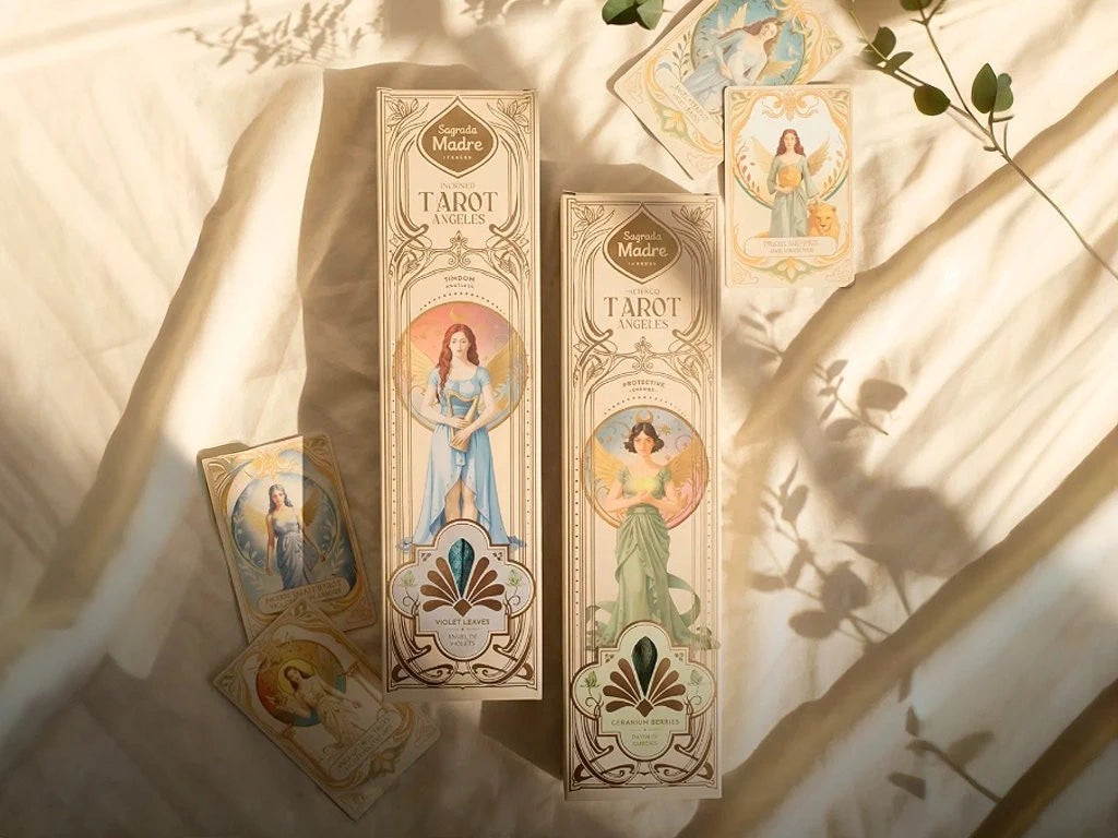 SAHUMERIO TAROT ANGELES SAGRADA MADRE X 1