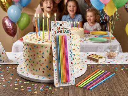 Velas Varitas Multicolor
