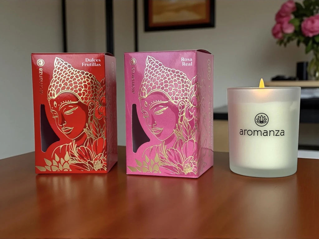 Vela aromática premium AROMANZA