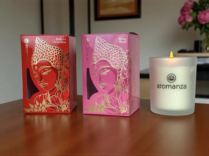 Vela aromática premium AROMANZA