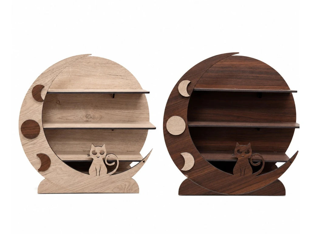 REPISA CON LUZ USB MDF VS DISEÑOS 45CM