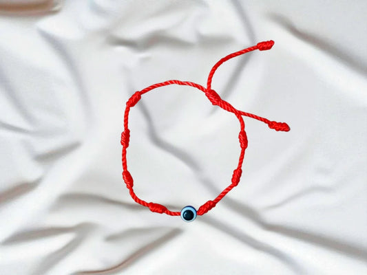PULSERA 7 NUDO CON OJITO TURCO X 1