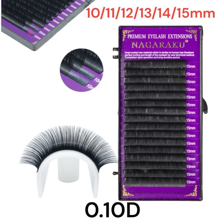 PESTAÑAS  MEDIDA UNICA 0.10D NAGARAKU