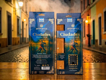 Caja pack sahumerios Aromanza con porta - Aromaterapia
