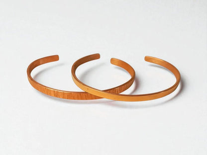 PULSERA COBRE FINITA LISA / LABRADA