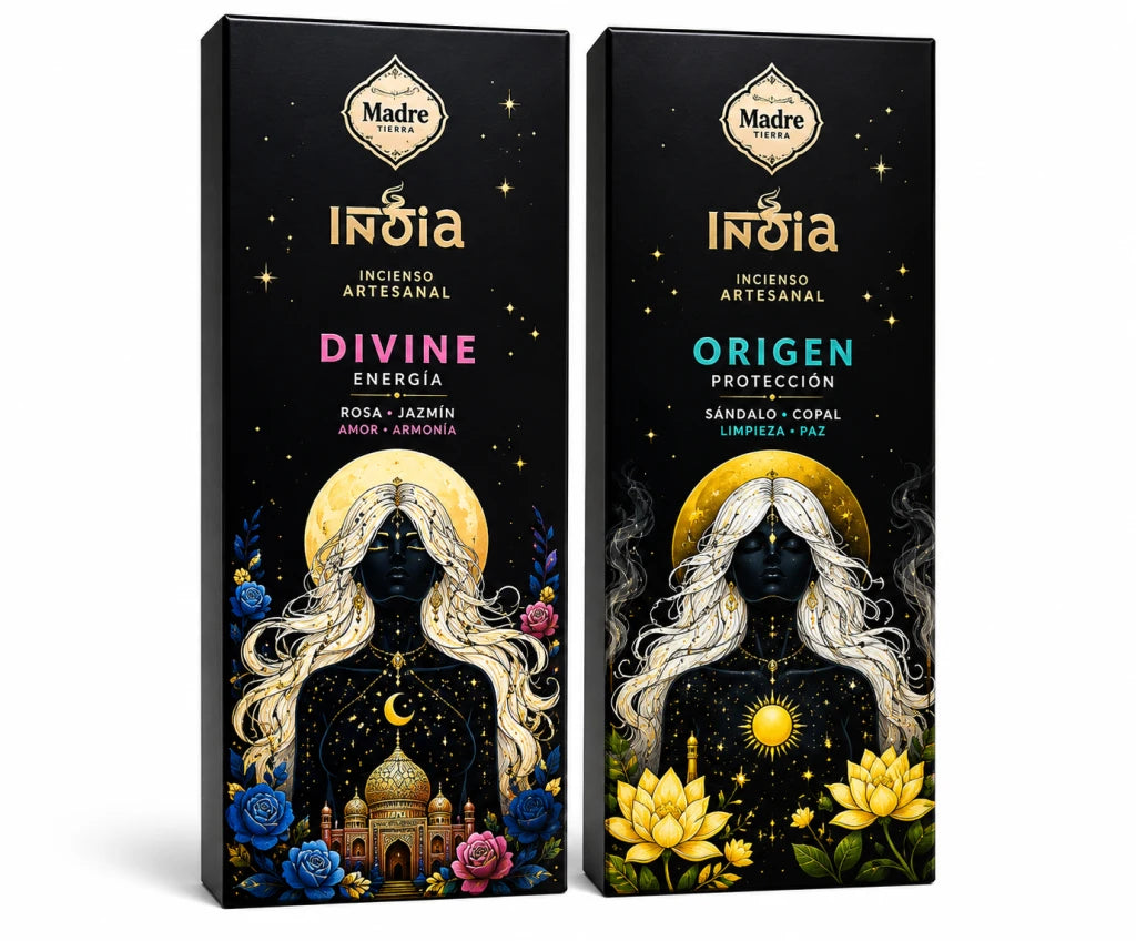 Sahumerio Masala India Black Sagrada Madre x 12 - Aromas únicos