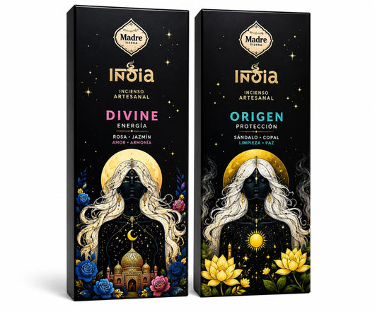 Sahumerio Masala India Black Sagrada Madre x 12 - Aromas únicos