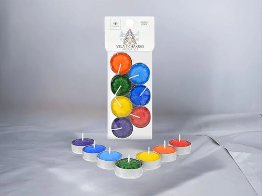 Velas de Noche 7 Chakras Aromáticas