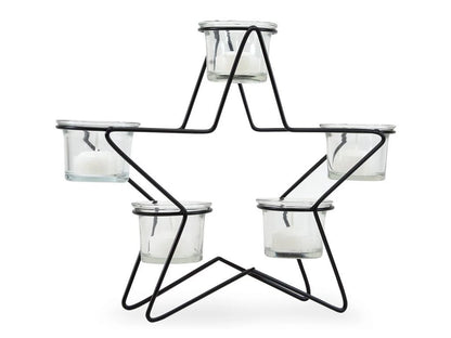 Porta Velas Estrella 28 cm