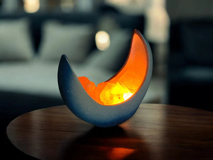 Lámpara de Sal Luna vs Colores 17cm