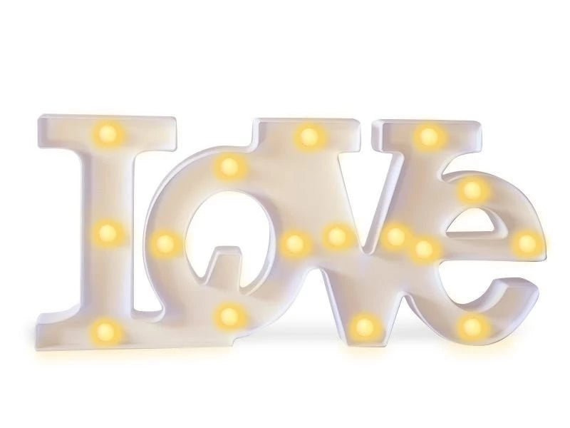 LOVE Luces LED 52.5 x 23.5 cm