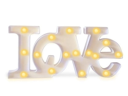 LOVE Luces LED 52.5 x 23.5 cm