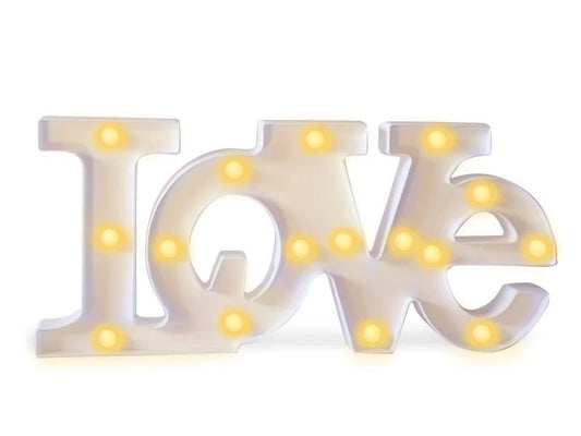 LOVE Luces LED 52.5 x 23.5 cm