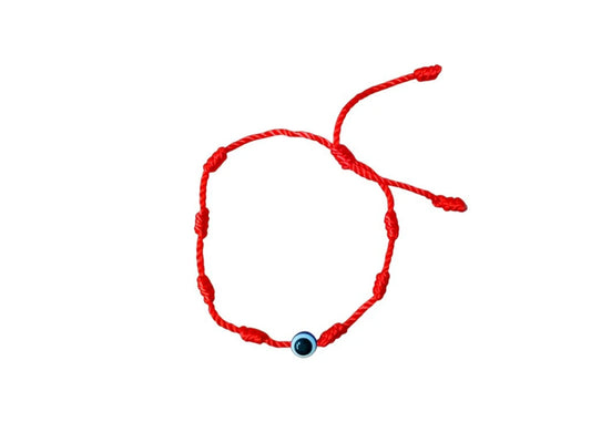 PULSERA 7 NUDO CON OJITO TURCO X 1