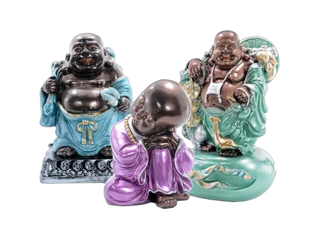 Buda/Monje Decorado de 25 cm