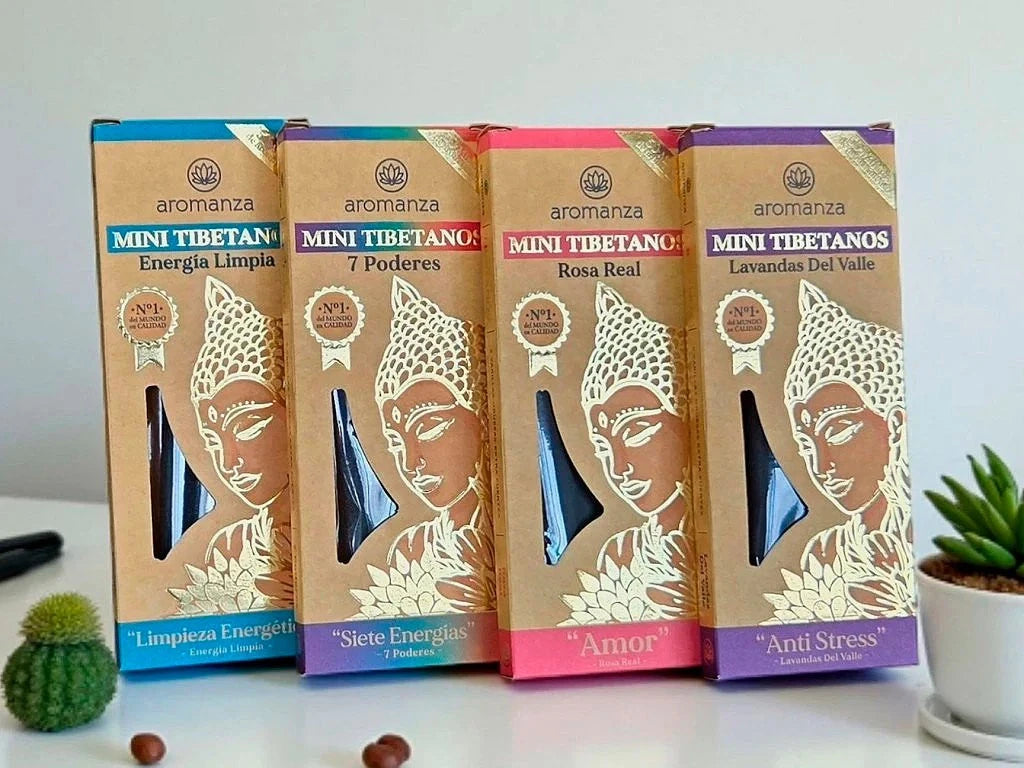 NUEVO SAHUMERIO MINI TIBETANO AROMANZA (X5 VARILLAS) X 1
