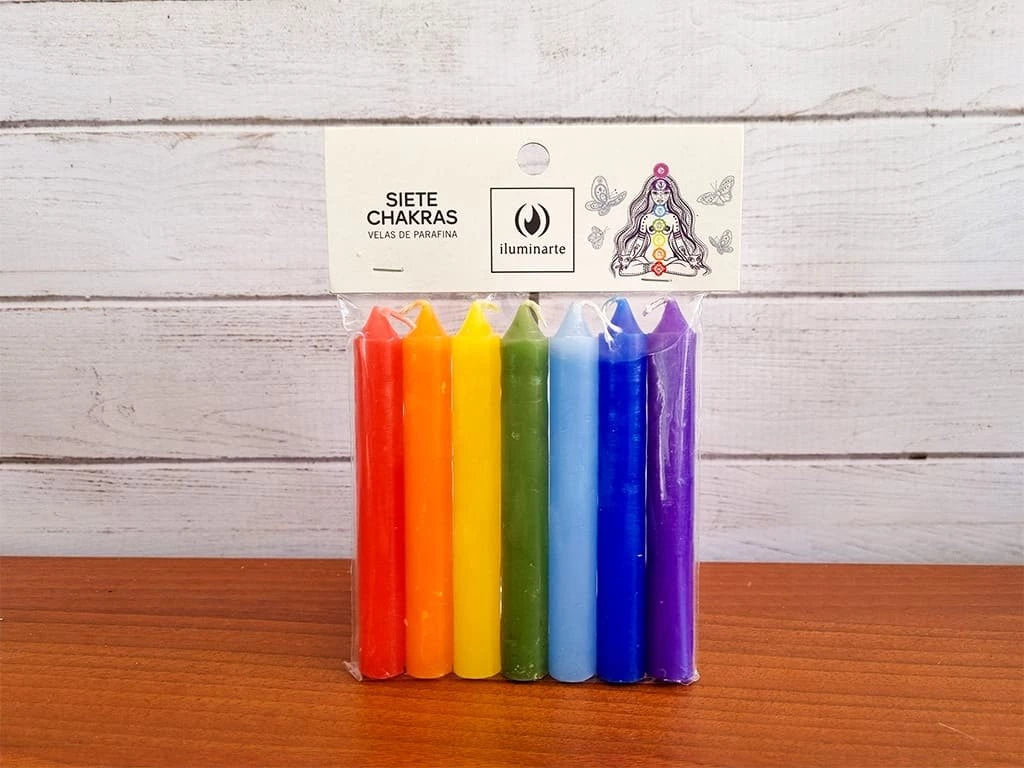 Velas 7 Chakras de Parafina