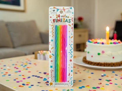 Velas Varitas Multicolor