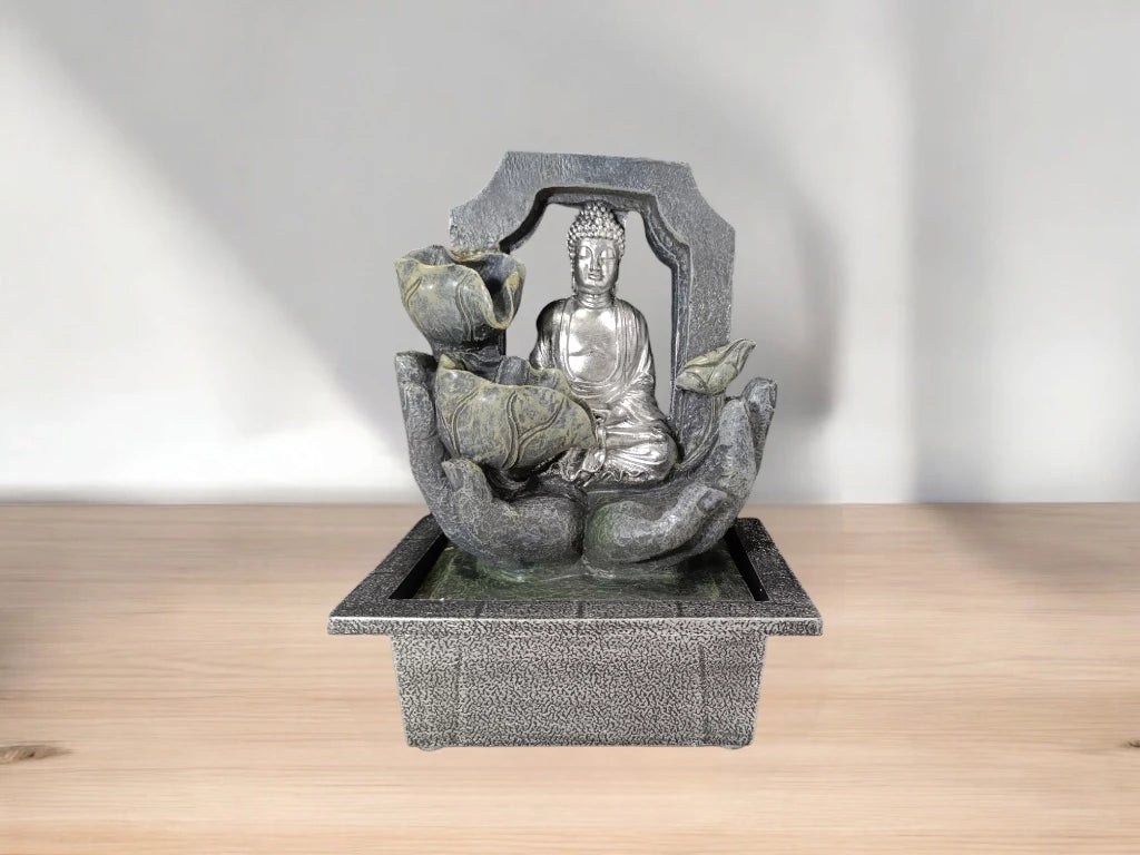 Fuente de Agua Resina Buda/Ganesh con LED - Modelos Variados