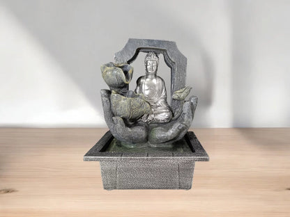 Fuente de Agua Resina Buda/Ganesh con LED - Modelos Variados
