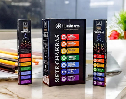 Sahumerio 7 Chakras Iluminarte: Aromaterapia hindú de calidad