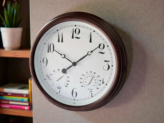 RELOJ IMPERMEABLE PARA EXTERIORES 38CM