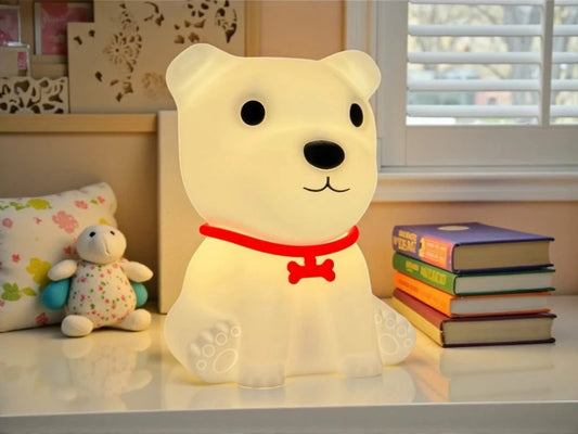 PERRITO LUZ TACTIL 16 CM