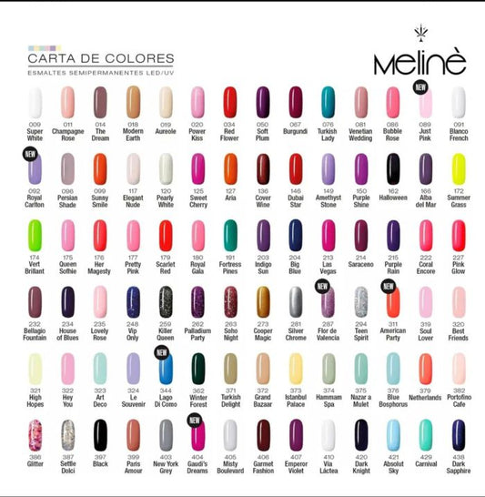 Esmalte semipermanente color MELINE