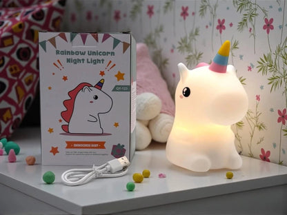 UNICORNIO LUZ TACTIL 16 CM