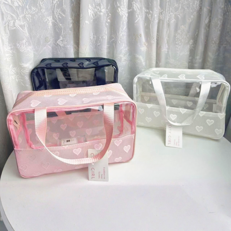 BOLSO PORTA COSMÉTICOS CORAZONES  CITY GIRL –