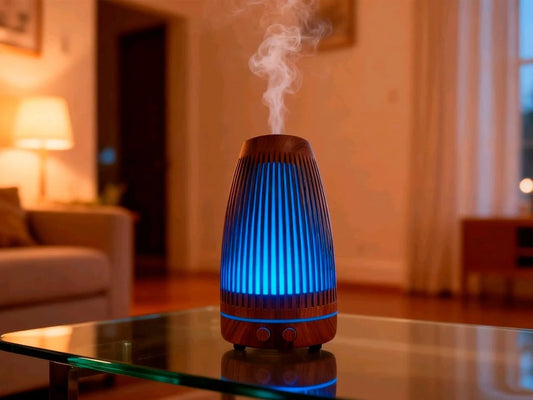 HUMIDIFICADOR RAYADO ALTO SIMIL MADERA SIN FILTRO