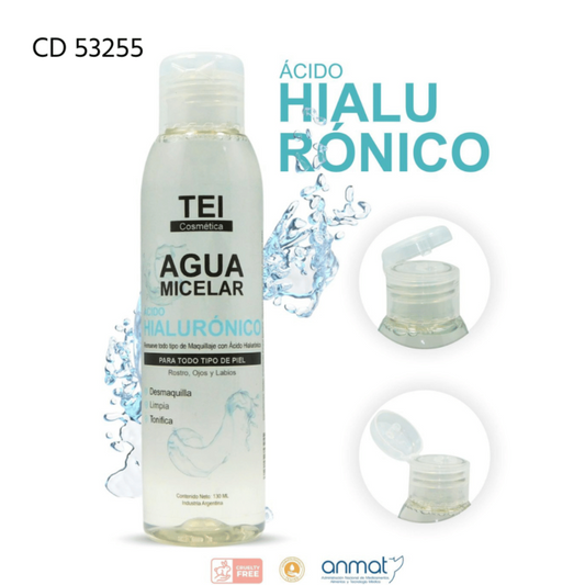 AGUA MICELAR ACIDO HIALURONICO TEI