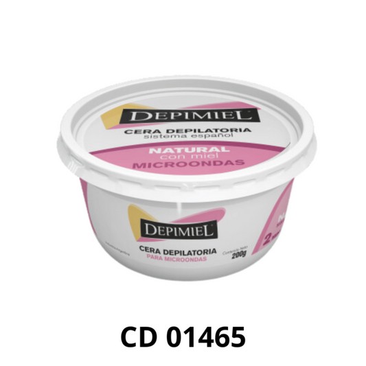 CREMA DEPILATORIA PARA MICROONDAS X200G SISTEMA ESPAÑOL NATURAL CON MIEL DEPIMIEL