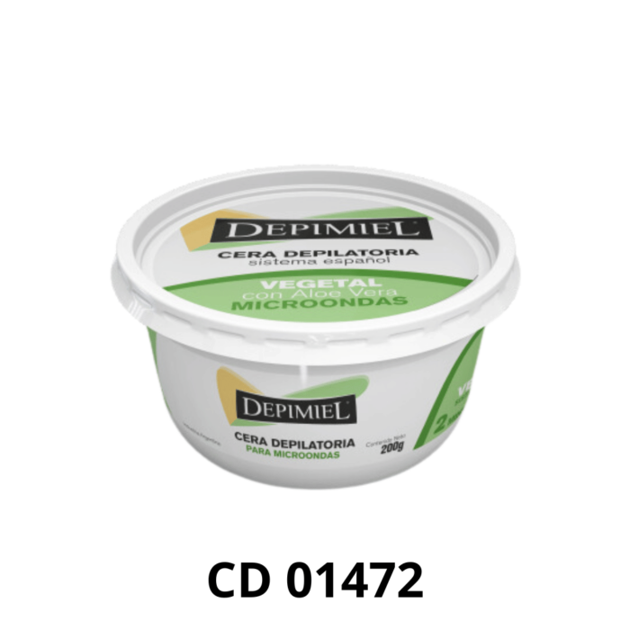 CREMA DEPILATORIA X200G SISTEMA ESPAÑOL VEGETAL PARA MICROONDAS DEPIMIEL