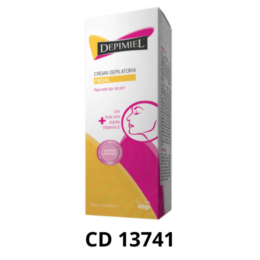CREMA DEPILATORIA PARA ROSTRO 40G DEPIMIEL