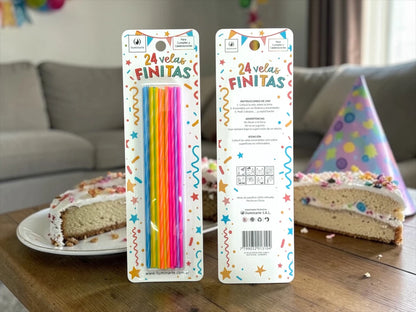 Velas Varitas Multicolor