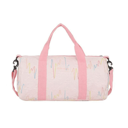 BOLSO DE VIAJE CON LINEAS DE COLORES