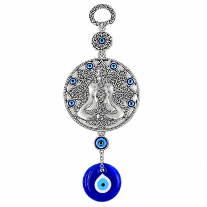 COLGANTE AZUL YOGA OJO TURCO 19CM