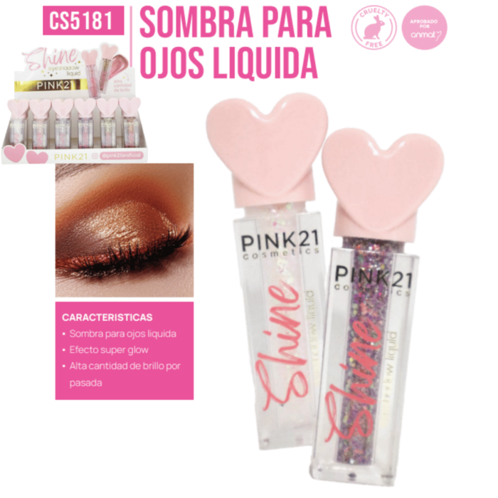 SOMBRA PARA OJOS LIQUIDA PINK 21