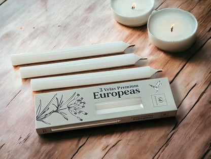 Velas Europeas Neutras X3