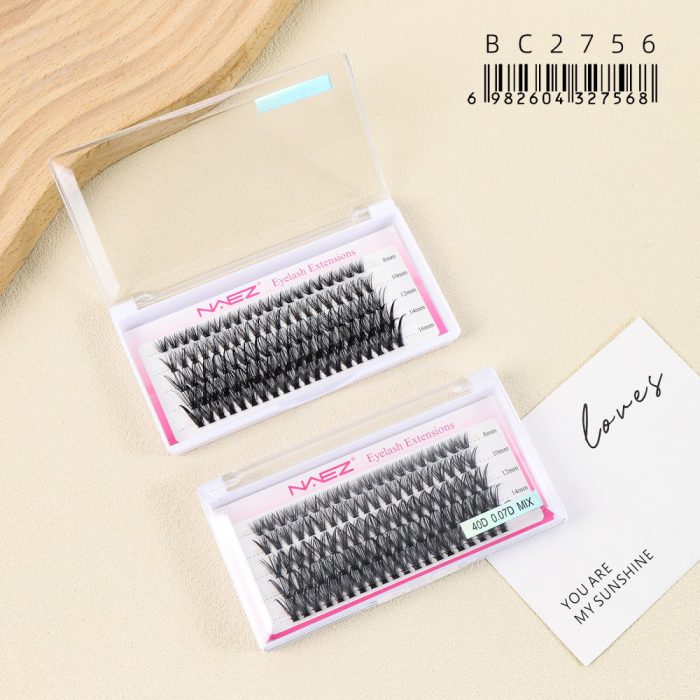 Extensiones de Pestañas en Racimo 40D NAEZ