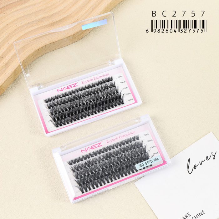 Extensiones de Pestañas en Racimo 50D NAEZ