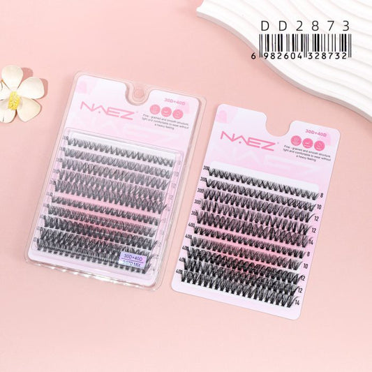 Pestañas Postizas DIY Cluster Naez 30D➕40D 0.07 Mix 8-14mm