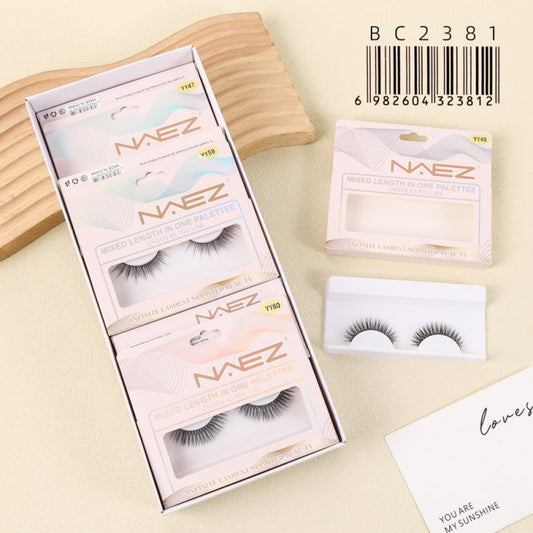 Pestañas Postizas Naez Premium Tira Entera Reutilizables DIY