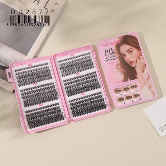 Extensiones de pestañas tipo racimo DIY – Mix 30D, 40D y 50D NAEZ