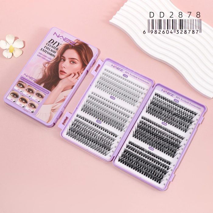 Extensiones de pestañas tipo racimo DIY NAEZ – Mix completo densidades 10D a 60D /28787 –