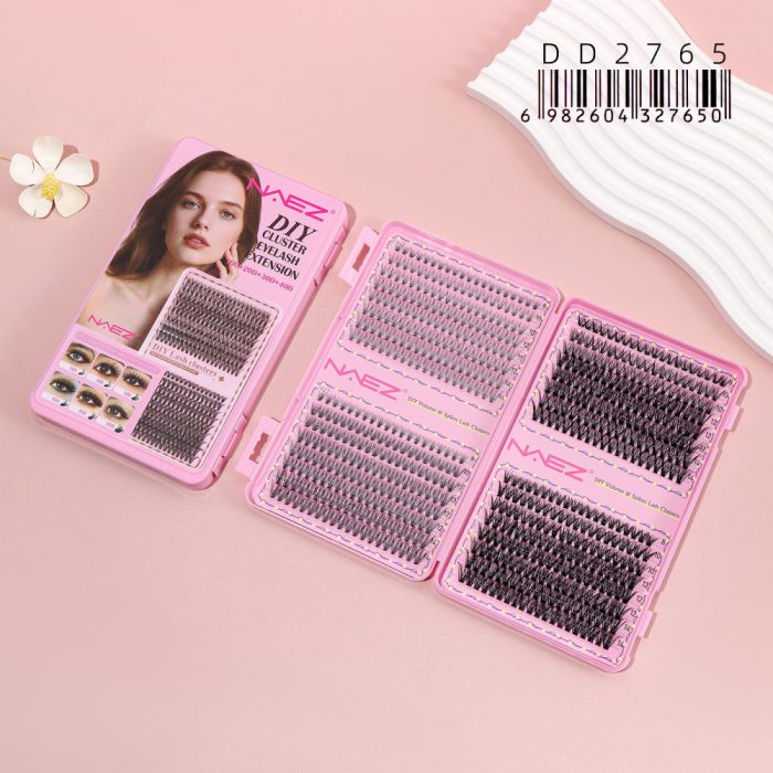 Extensiones de pestañas tipo racimo DIY – 10D+20D+30+40D NAEZ